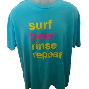 HONOLULU BEERWORKS “Beer, Rinse, Surf, Repeat” Tank Top Men XL
